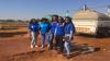 Image of a group of female employees on a field trip in South Africa