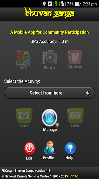 Screenshot of App