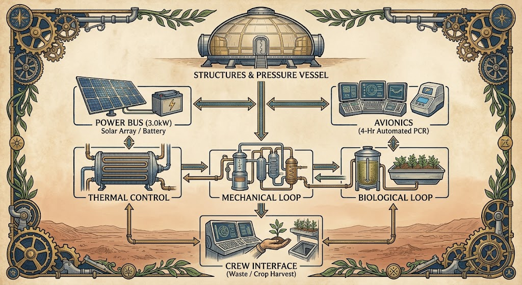 Figure 1: Integrated System Functional Architecture Diagram