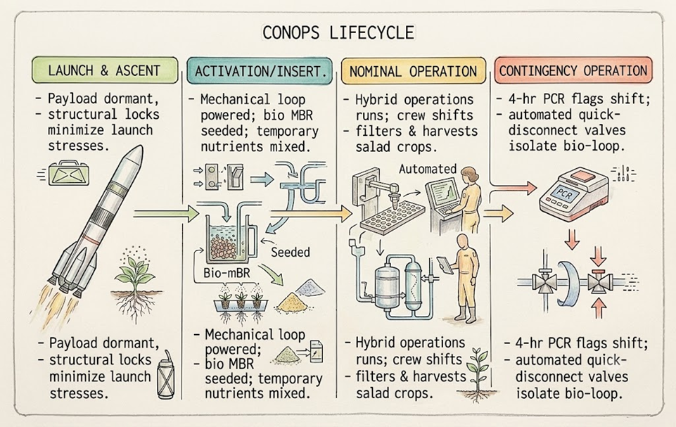 Figure 2: Operational Lifecycle Timeline Matrix
