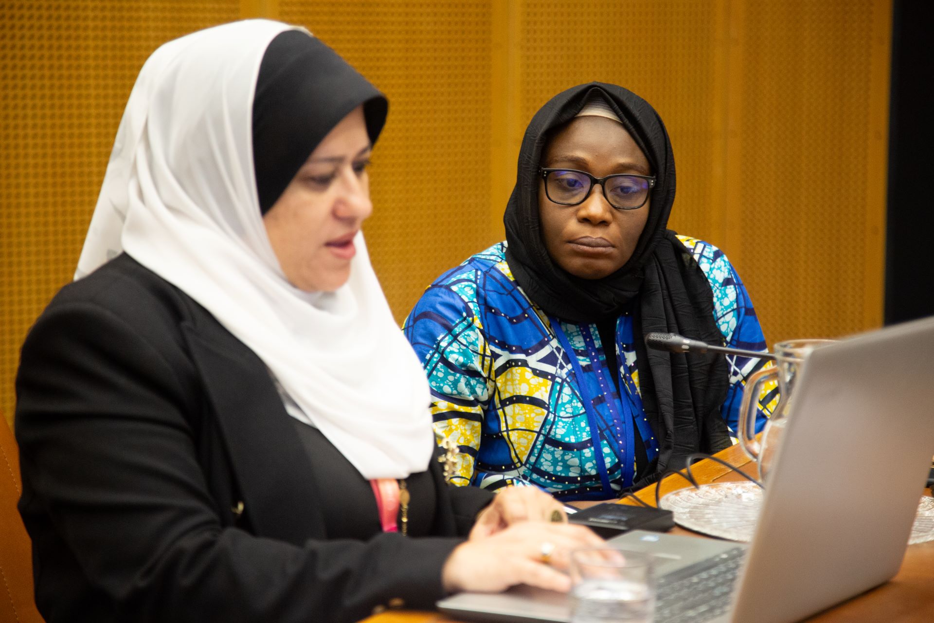 Team members of group B collaborating in the hands on session