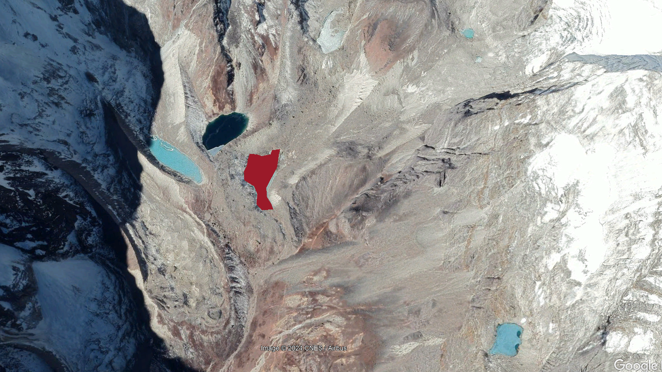 Glacial lake outburst flood in Nepal