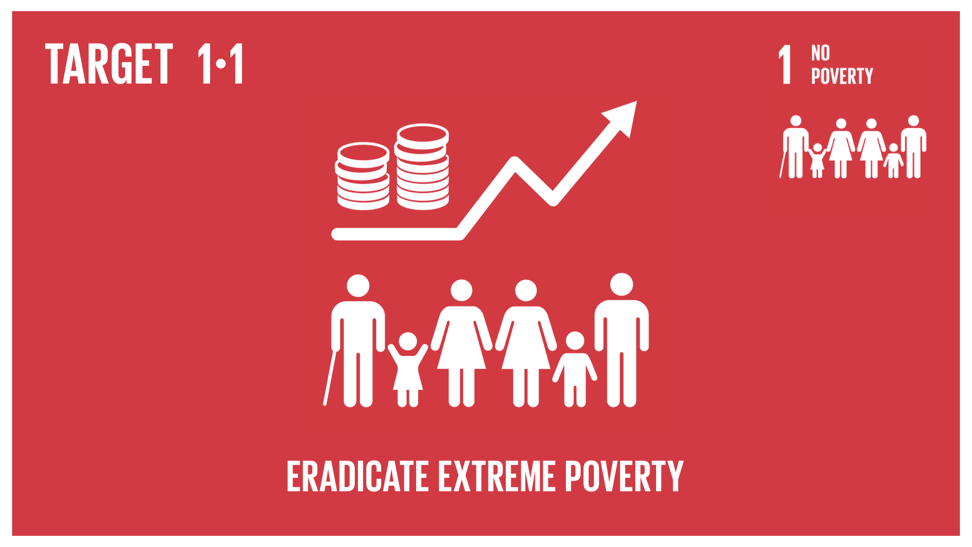 eradicate extreme poverty for all people everywhere